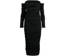 Drapiertes Linda Midikleid