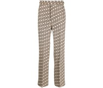 Schmale Chino mit Sterne-Print