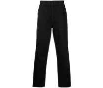 Gerade Hose mit Logo-Patch
