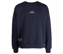 Fleece-Sweatshirt mit Patch-Detail