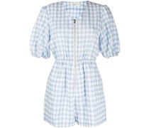Karierter Playsuit