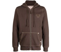 Hoodie mit Logo-Prägung