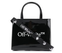 Kleine Handtasche mit Logo-Print