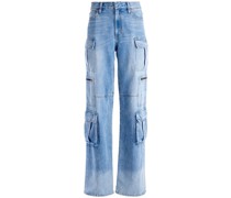 Jeans mit aufgesetzten Taschen