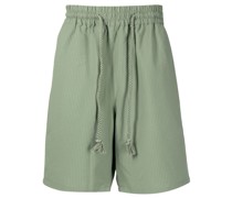 Seersucker-Shorts mit Kordelzug