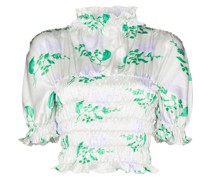 Bluse mit Blumen-Print