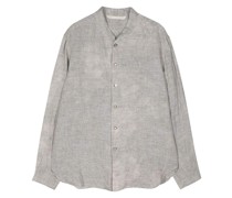 pinstripe linen shirt