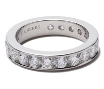 Platinring mit Diamanten