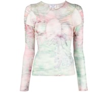 Oberteil mit abstraktem Print