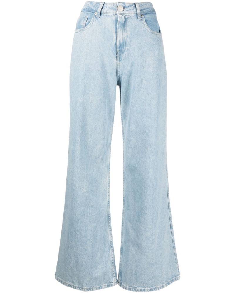 BIMBA Y LOLA Damen Halbhohe Wide-Leg-Jeans
