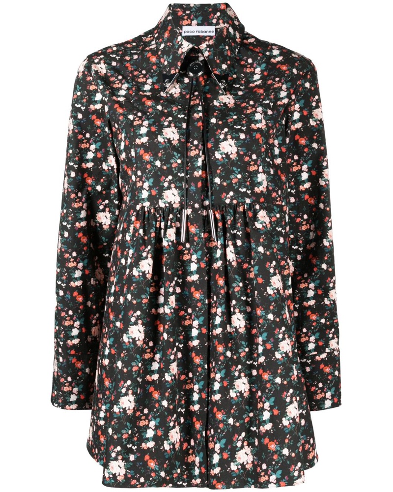 Paco Rabanne Damen Verziertes Kleid