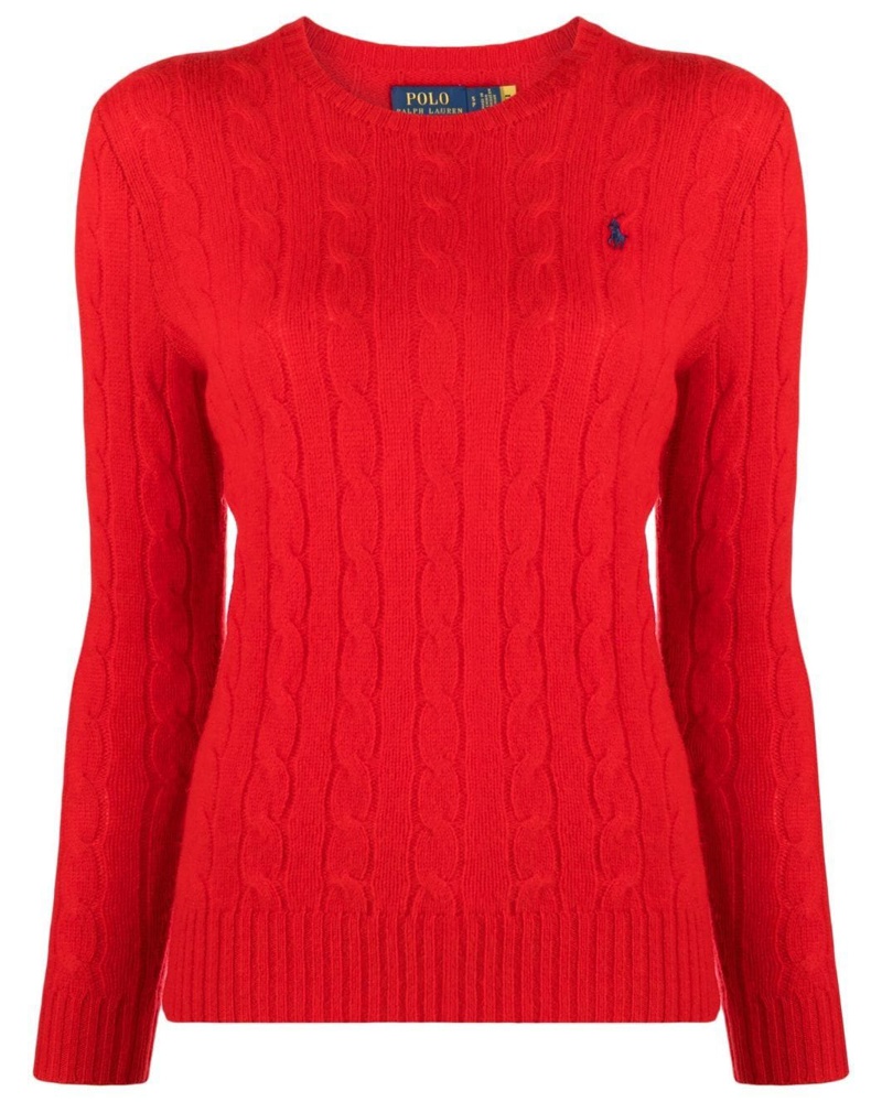Ralph Lauren Damen Pullover mit Zopfmuster