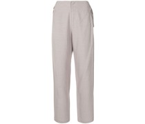 High-Waist-Hose mit geradem Bein