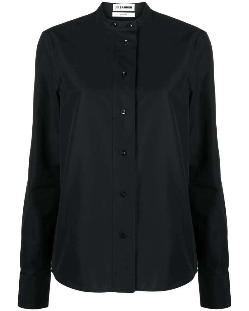 Jil Sander Damen Kragenloses Hemd