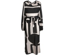 Kleid mit grafischem Print