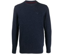 Pullover mit aufgesticktem Logo