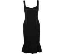 Midikleid mit Herzausschnitt
