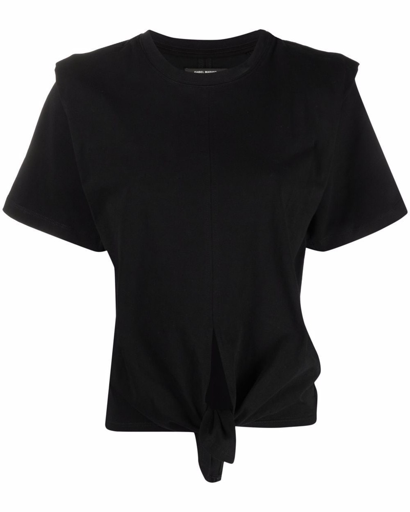 Isabel Marant Damen Gebundenes Cropped-T-Shirt