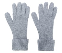 Gerippte Handschuhe aus Kaschmir