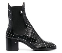 Schnürstiefel mit Nieten