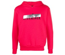 Hoodie mit Tape-Logo