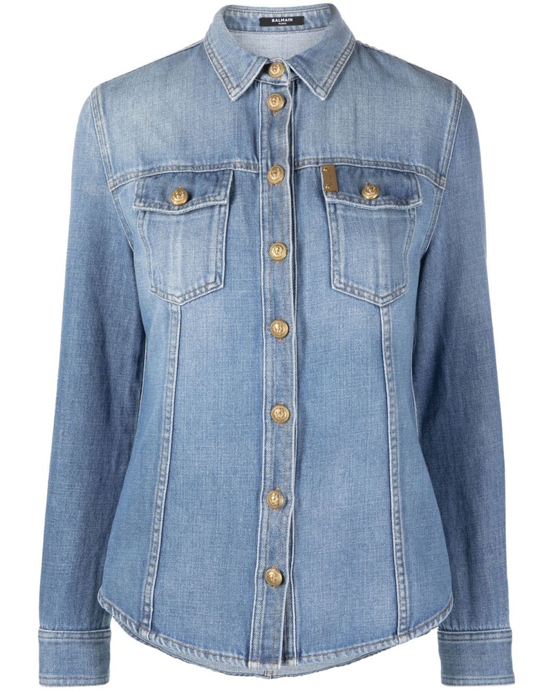 balmain jeanshemd