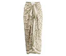 Kaftan mit botanischem Print
