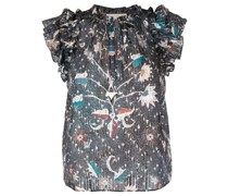 Bluse mit Blumen-Print