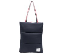 Gesteppte Handtasche mit Streifen
