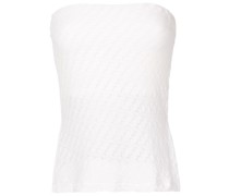 Schulterfreies Spitzentop