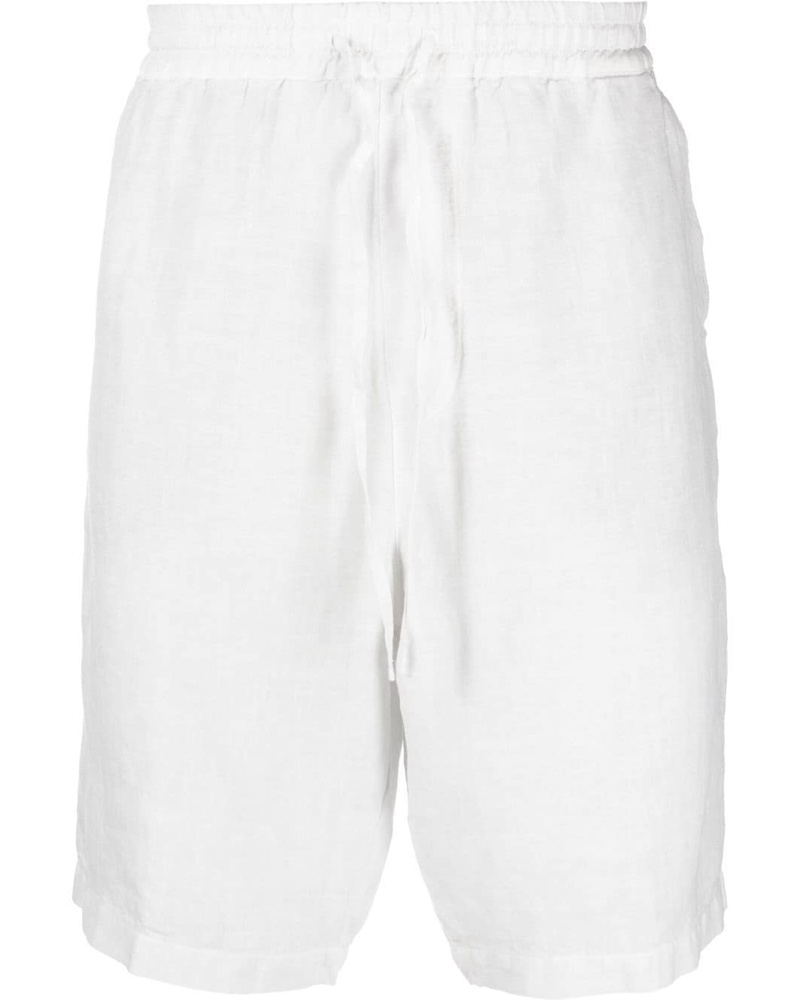 Damen Bekleidung Kurze Hosen Mini Shorts 120% Lino Leinen Shorts mit weitem Bein in Gelb 