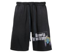 Joggingshorts mit Logo-Print