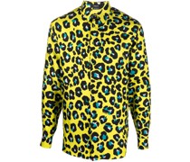 Hemd mit Leoparden-Print