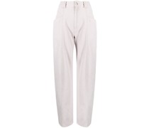 Weite High-Rise-Jeans