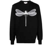 Sweatshirt mit Libellen-Print
