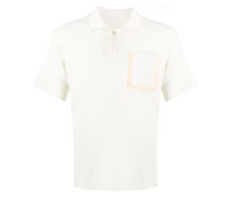 Fein geripptes Poloshirt