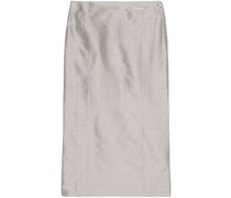 Amara low-rise silk skirt