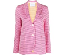 Blazer mit Hahnentrittmuster