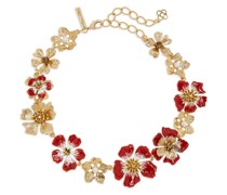 Halskette mit Blumenmotiv