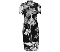 Kleid mit Palmen-Print