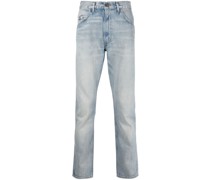 Ausgeblichene Slim-Fit-Jeans