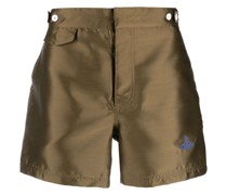 Bermudas mit Orb-Stickerei