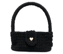 Gestrickte Schultertasche