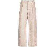 High-Waist-Hose mit weitem Bein