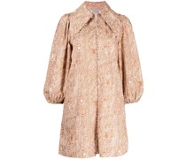 Robin Minikleid mit Oversized-Kragen
