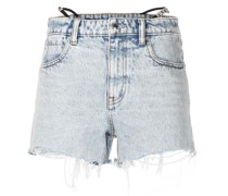 Jeans-Shorts mit Riemendetail