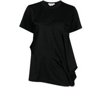 T-Shirt mit drapiertem Detail