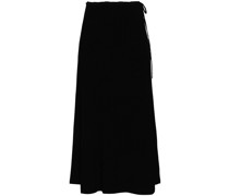 ribbed midi skirt