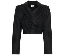 Verstellbarer Cropped-Blazer