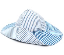 Gestreifter Cage Cap Sonnenhut